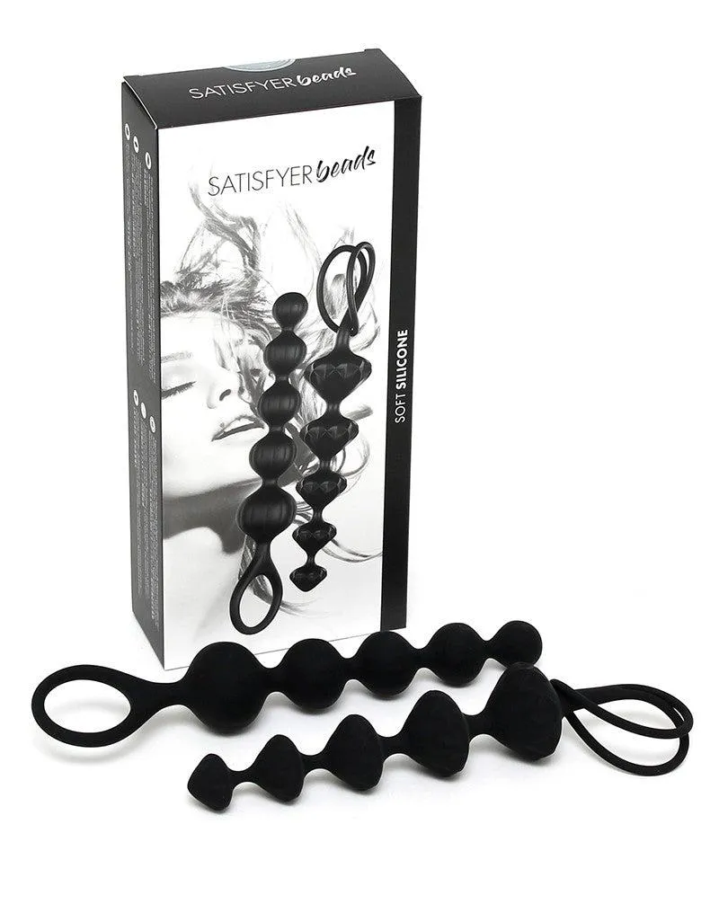 Satisfyer - Beads Anale kralen - Zwart