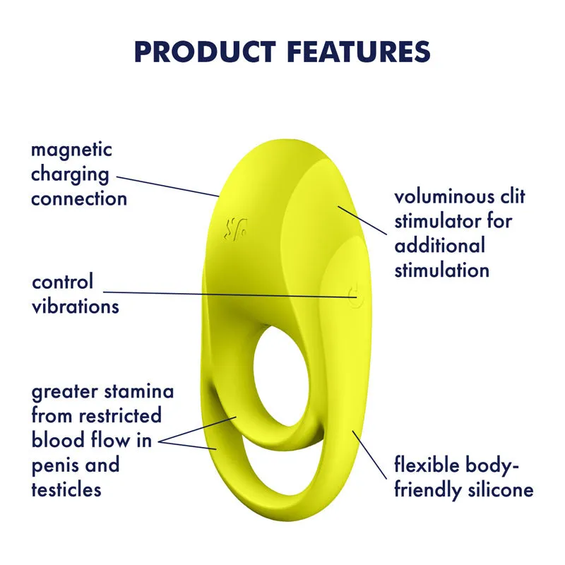 Satisfyer Spectacular Duo - Light Green Cock & Balls Ring