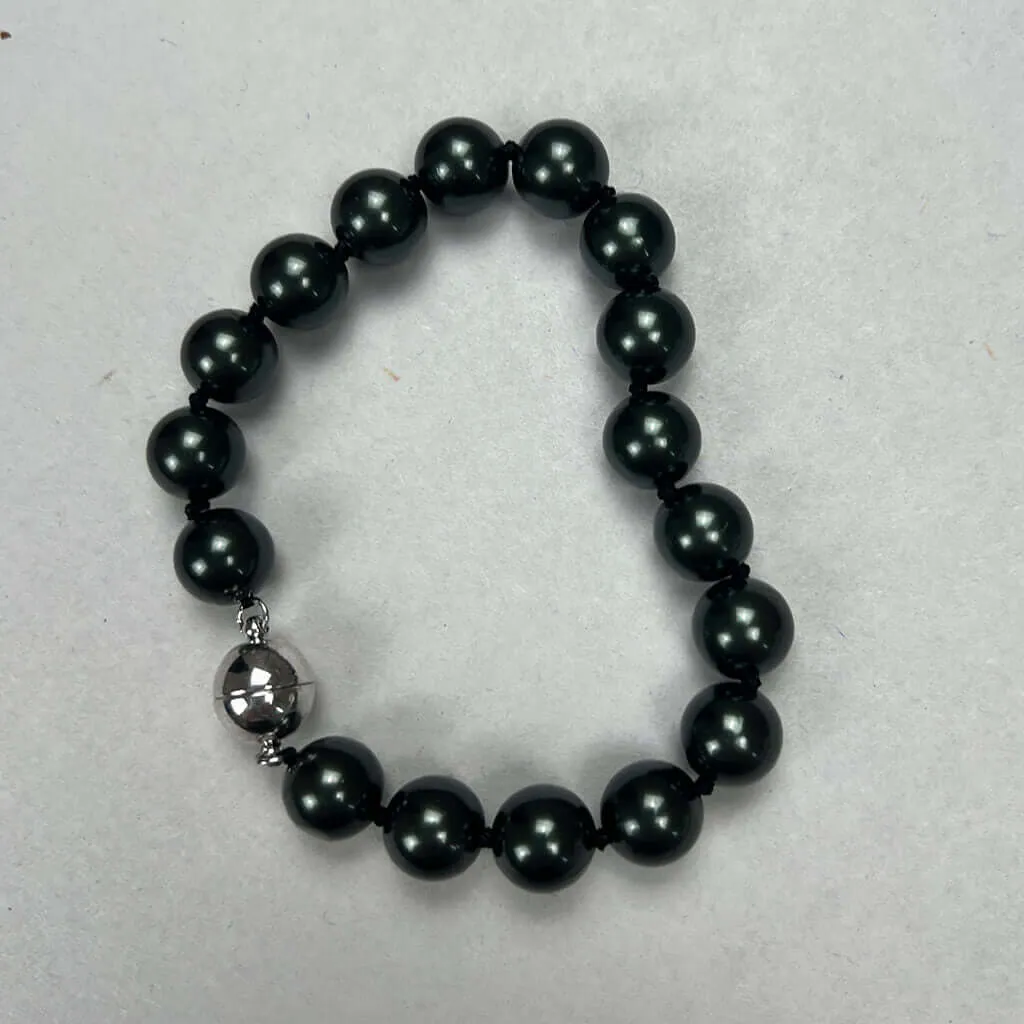 Sea Pearl Necklace, Bracelet and Earring Set