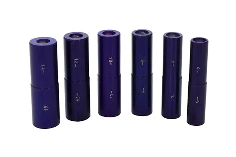 Set of 6 Multimandrels - Half Sizes 4.5-15.5