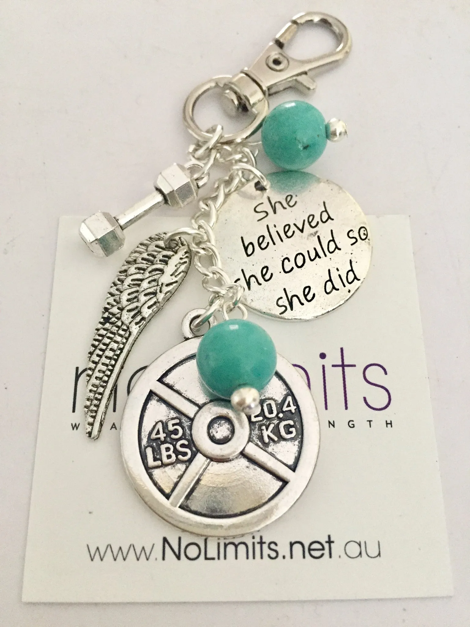 She Believed Keyring