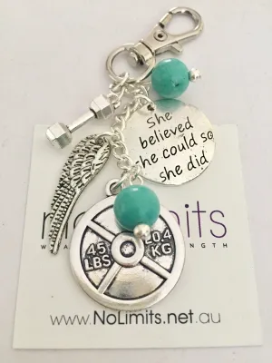 She Believed Keyring