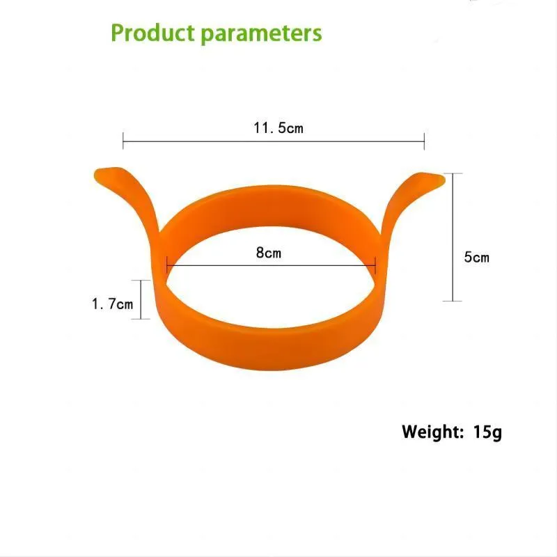 Silicone Egg Rings 6PCS Non Stick Kitchen Baking Tools