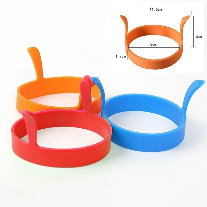 Silicone Egg Rings 6PCS Non Stick Kitchen Baking Tools
