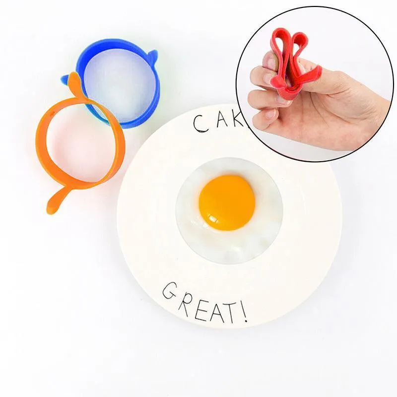 Silicone Egg Rings 6PCS Non Stick Kitchen Baking Tools