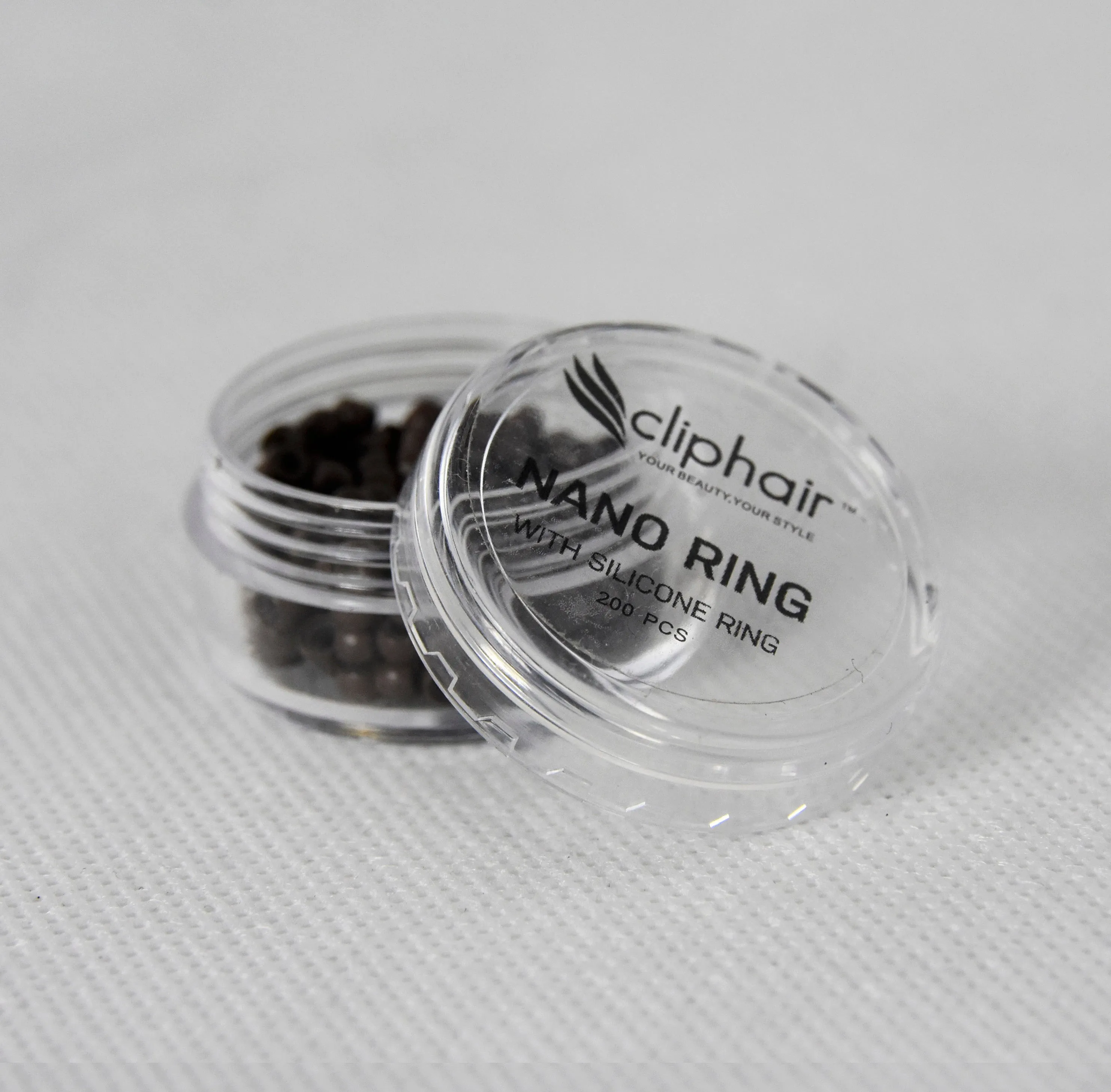 SILICONE LINED NANO RINGS/BEADS -200 Pack