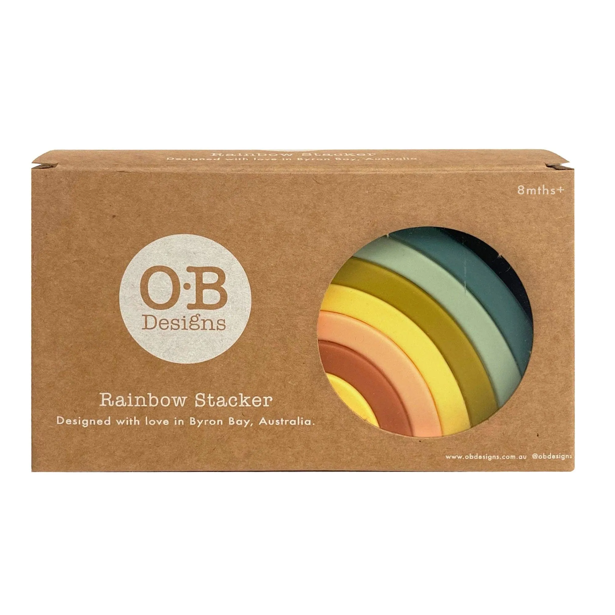 Silicone Rainbow Stacker | Blueberry