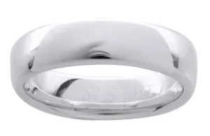 Silver 6MM Plain Wedder Size Z   1
