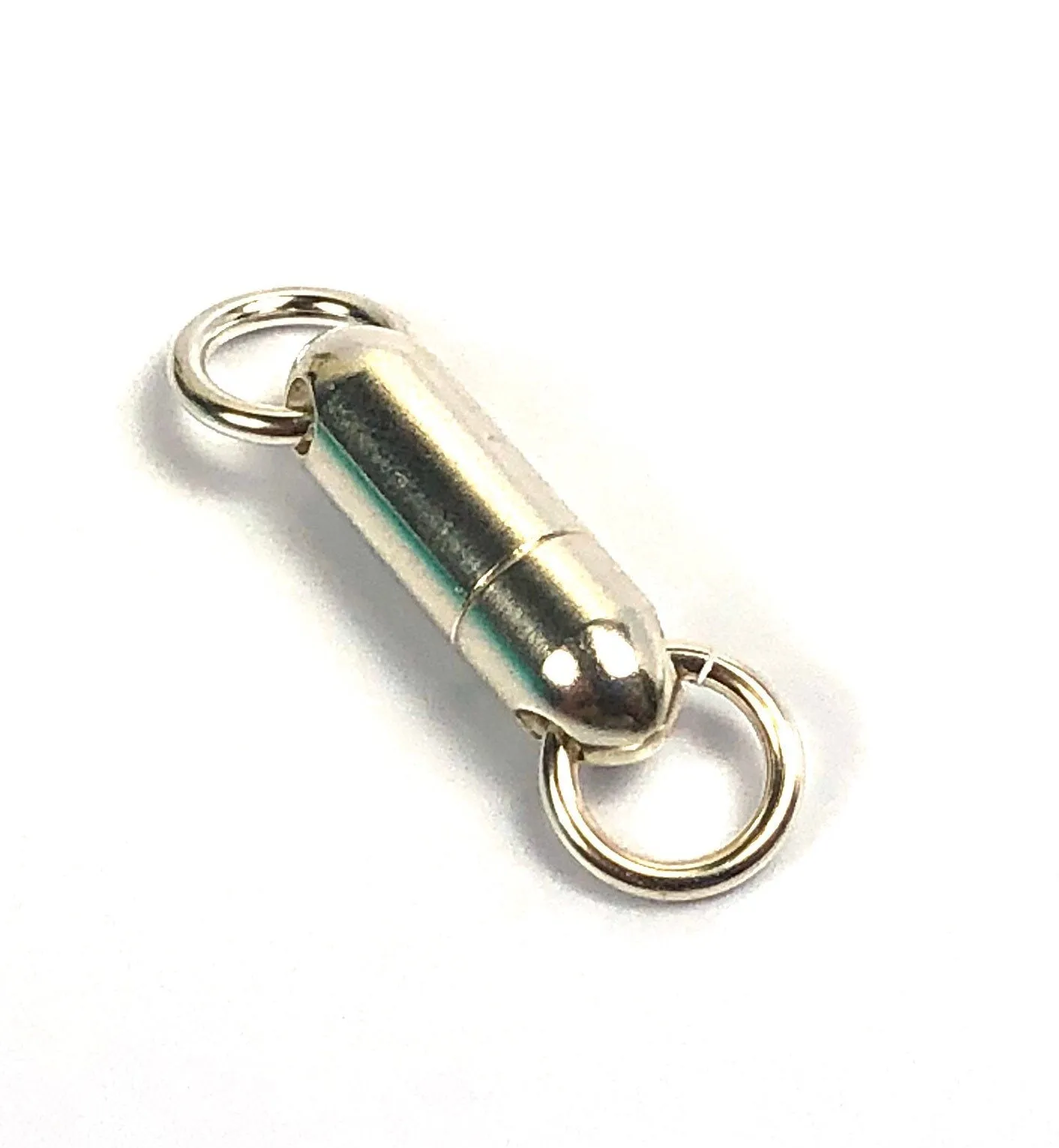 Silver magnetic clasp , SKU 5001502R