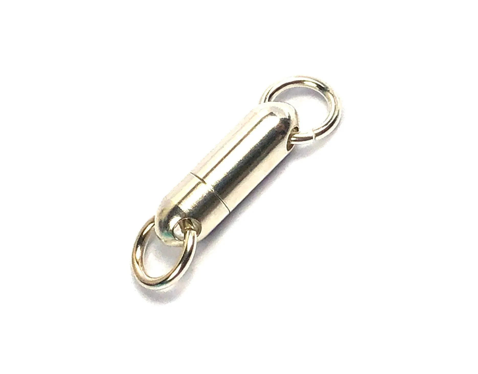 Silver magnetic clasp , SKU 5001502R
