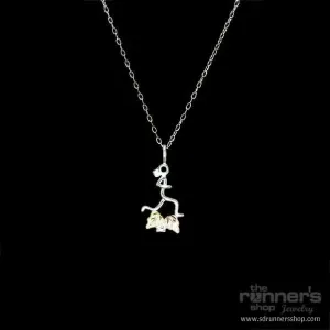 Silver "Atalanta" Runner w/ Black Hills Gold Necklace