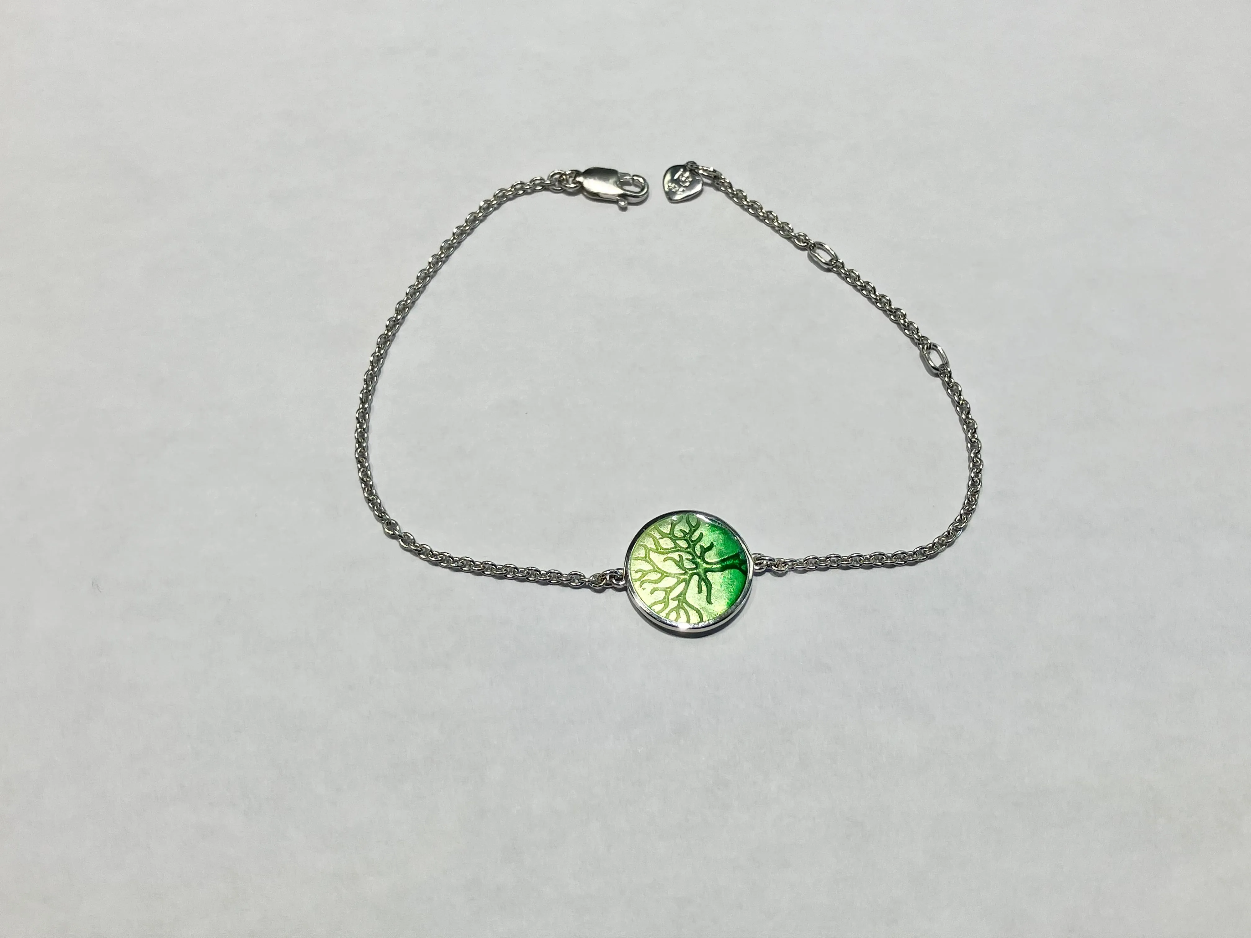 Silver Tree Of Life Adjustable Bracelet