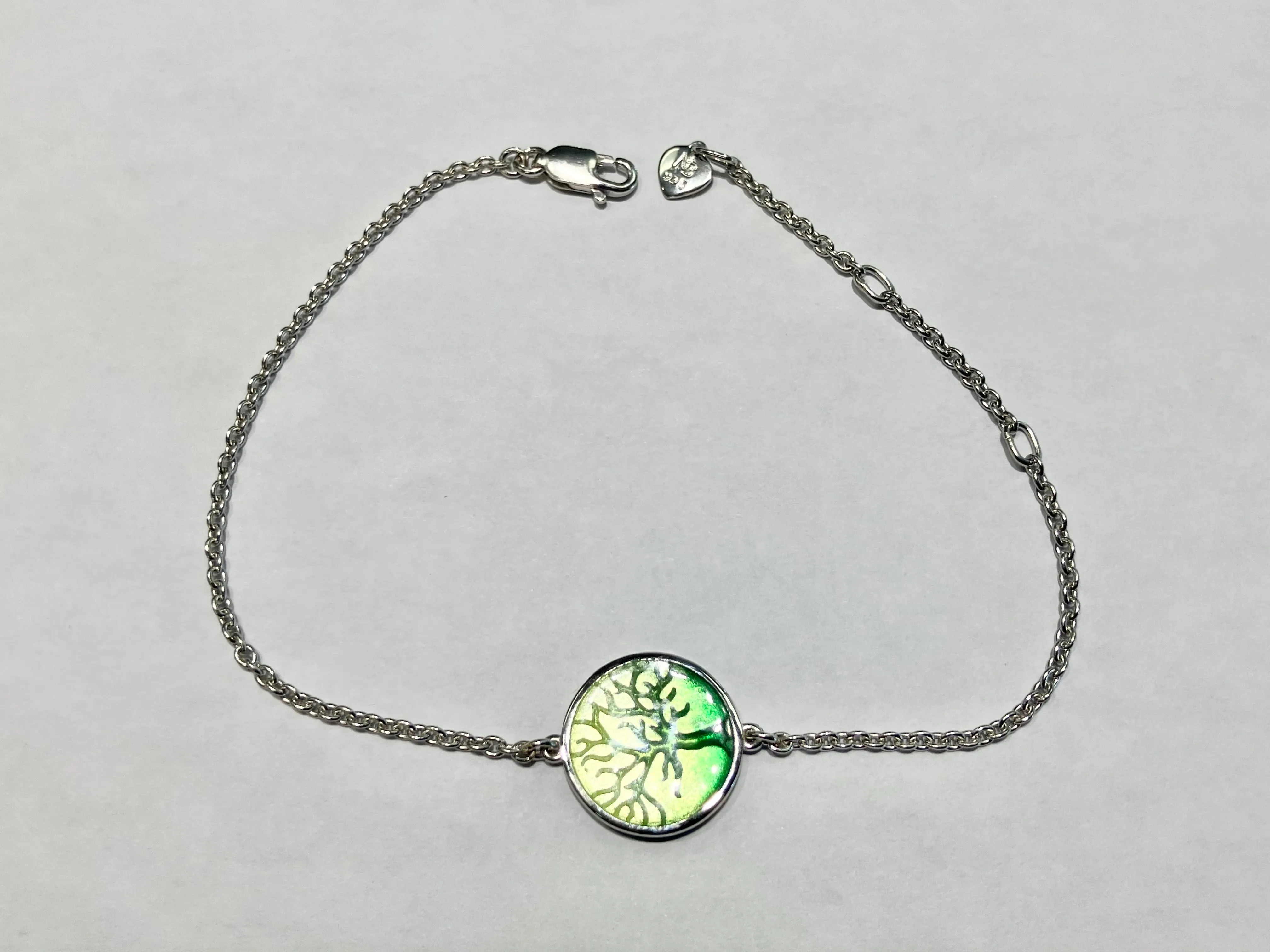 Silver Tree Of Life Adjustable Bracelet