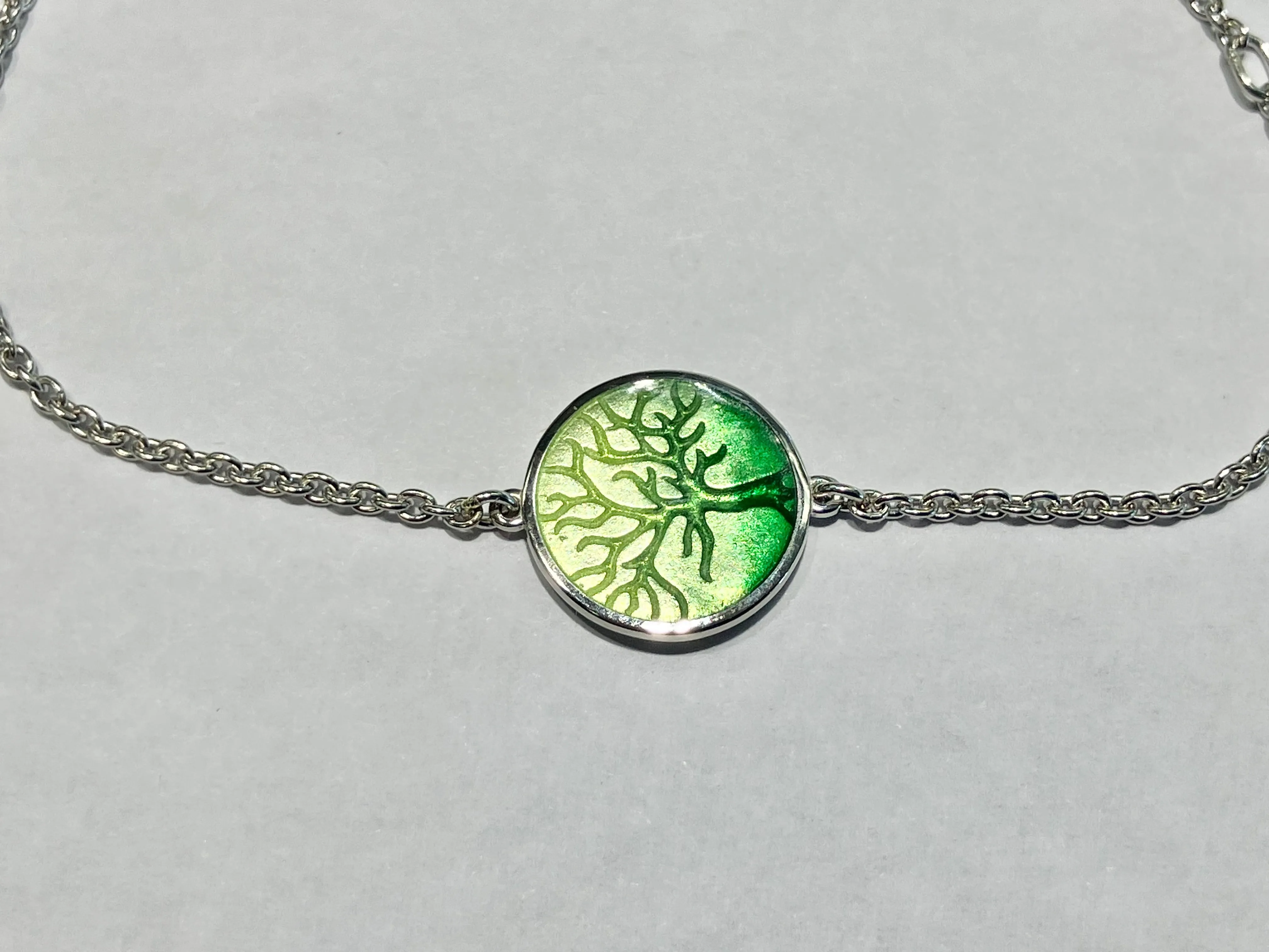 Silver Tree Of Life Adjustable Bracelet