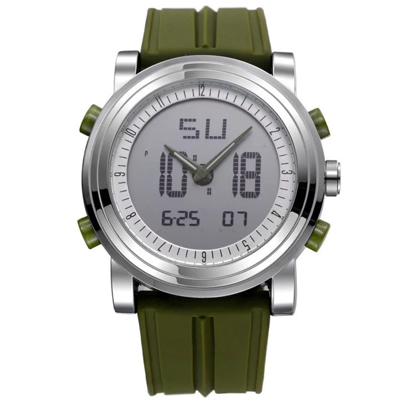SINOBI Fashion Sports Watch Men Waterproof LED Military Wristwatch Males Shock Resistant Quartz Digital Clock Relogio Masculino