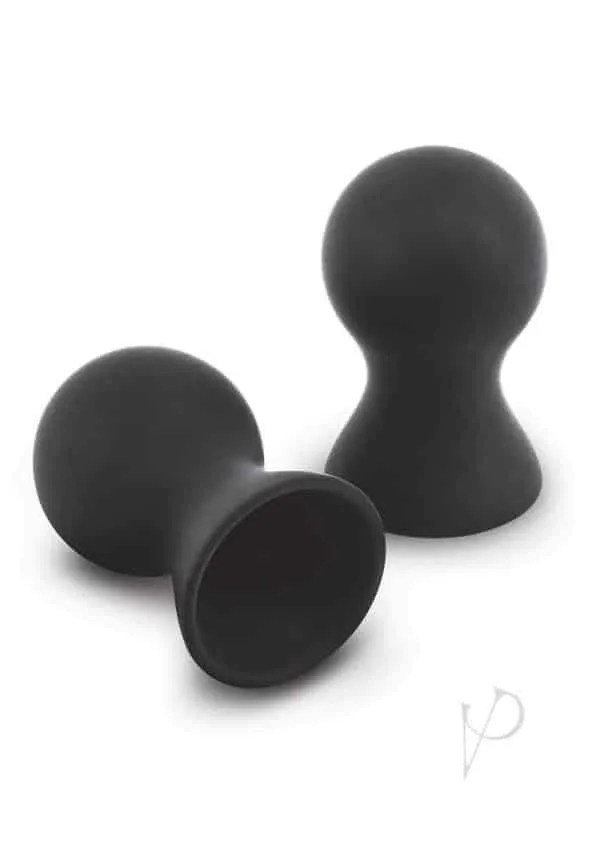 Size Up Nips Silicone Nipple Suckers - Black