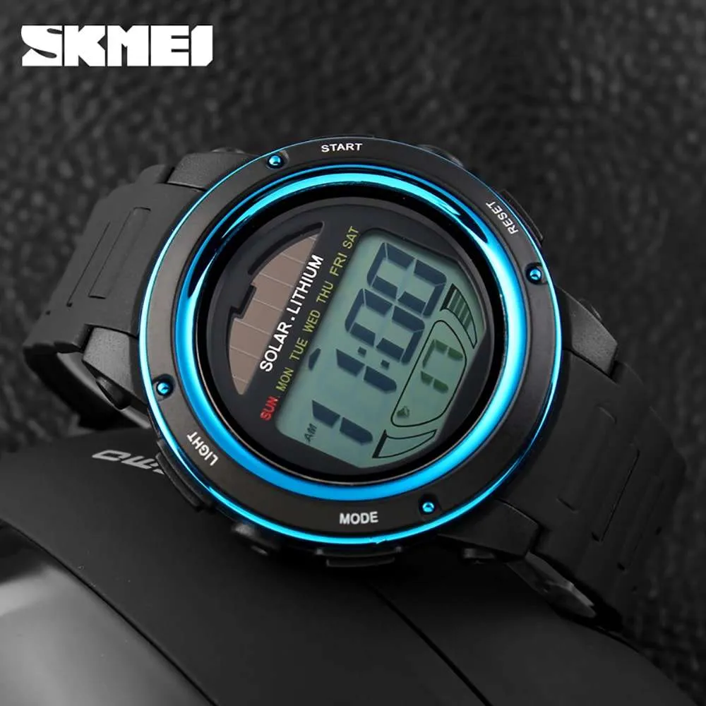 Skmei 1096 Original Digital Solar Sports watch For Boys & Girls