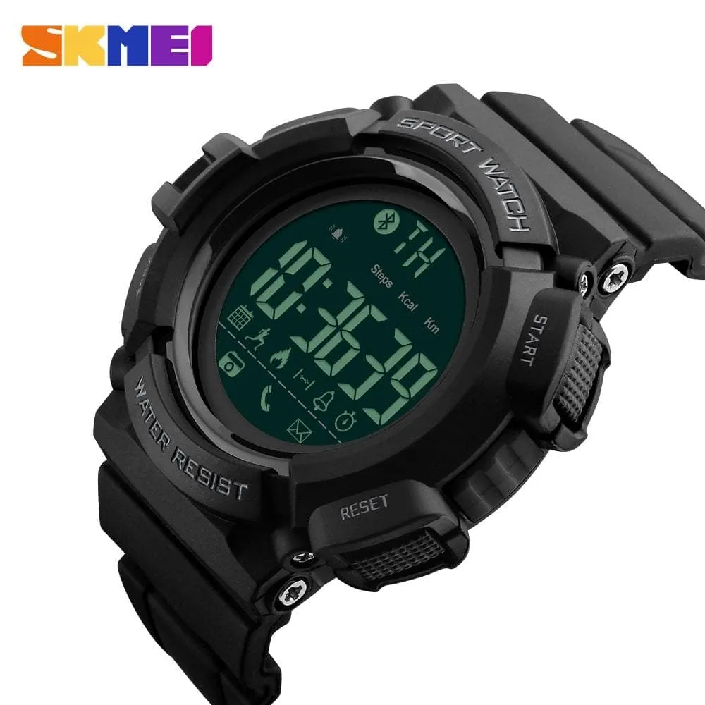 Skmei 1245 Smart watch Bluetooth watch Round digital watch for men