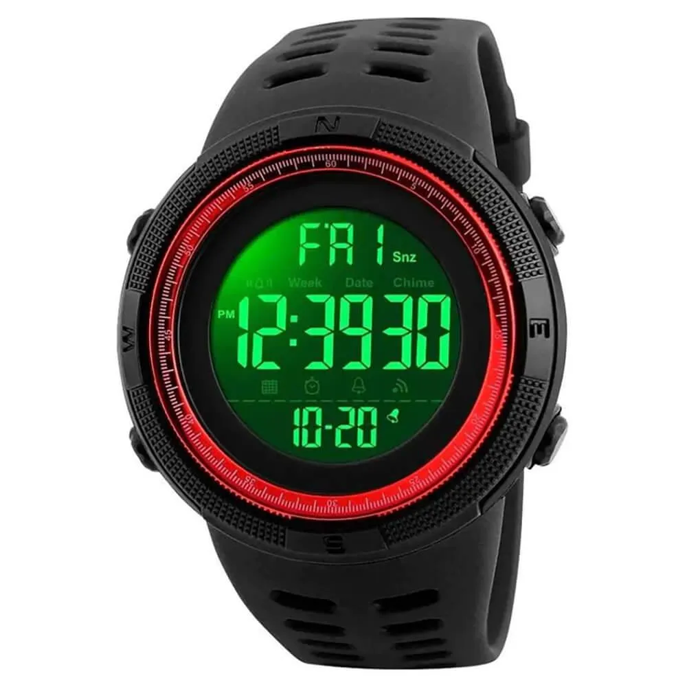 Skmei 1251 Original Digital Sports Watch Red
