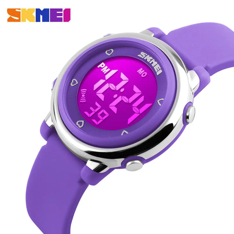 SKMEI Children LED Digital Watch Relogio Feminino Sports Watches Kids Cartoon Jelly Relojes Mujer Waterproof Wristwatches