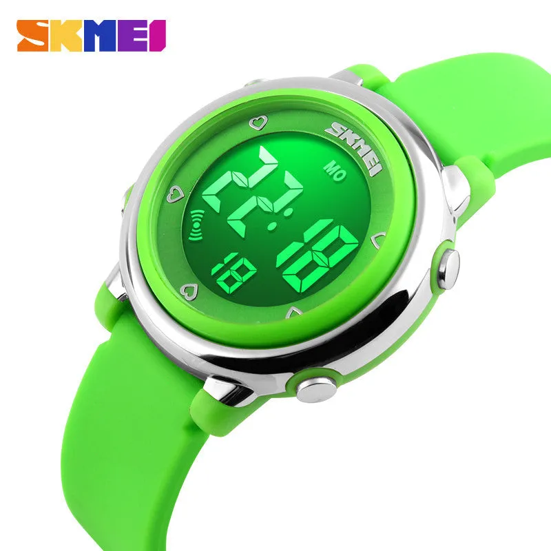 SKMEI Children LED Digital Watch Relogio Feminino Sports Watches Kids Cartoon Jelly Relojes Mujer Waterproof Wristwatches