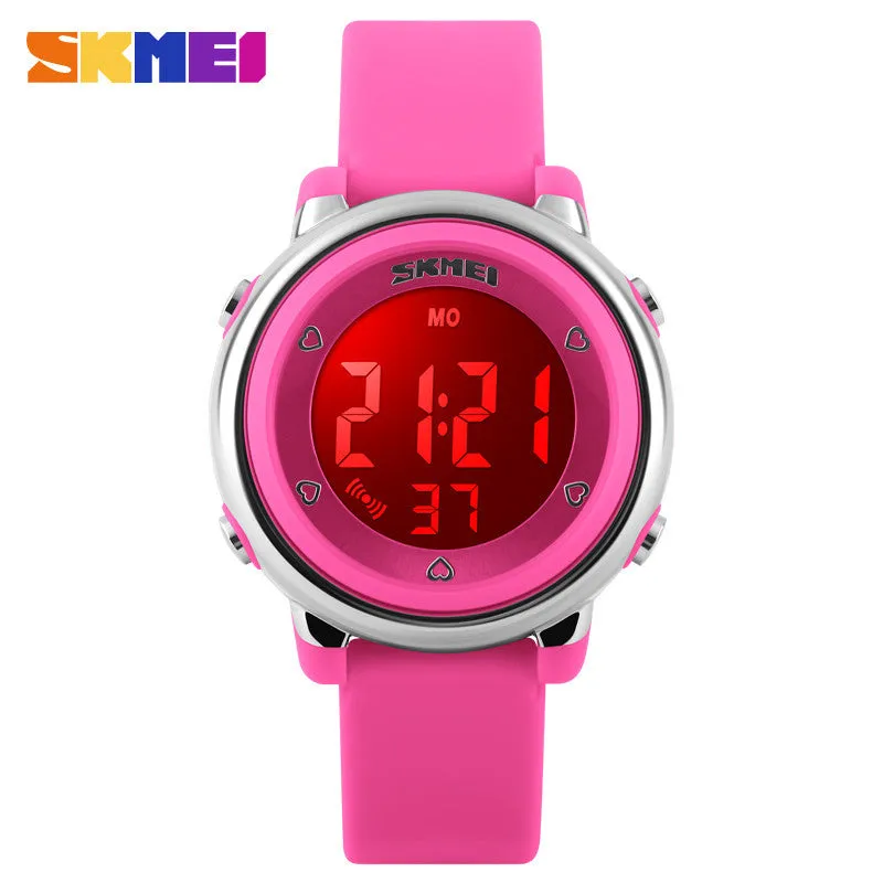 SKMEI Children LED Digital Watch Relogio Feminino Sports Watches Kids Cartoon Jelly Relojes Mujer Waterproof Wristwatches