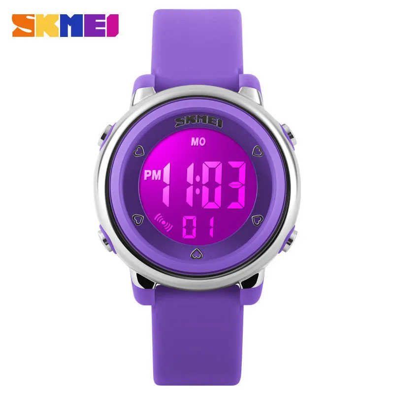 SKMEI Children LED Digital Watch Relogio Feminino Sports Watches Kids Cartoon Jelly Relojes Mujer Waterproof Wristwatches