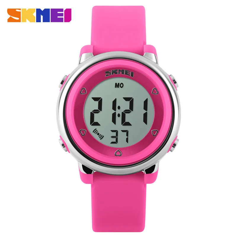 SKMEI Children LED Digital Watch Relogio Feminino Sports Watches Kids Cartoon Jelly Relojes Mujer Waterproof Wristwatches