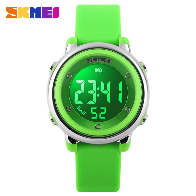 SKMEI Children LED Digital Watch Relogio Feminino Sports Watches Kids Cartoon Jelly Relojes Mujer Waterproof Wristwatches