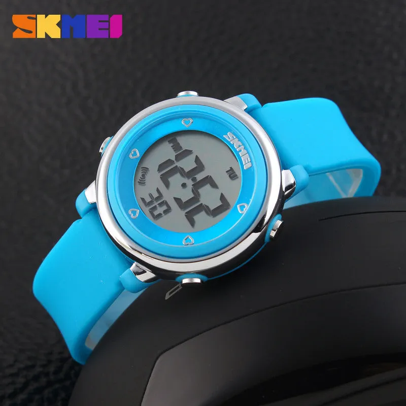 SKMEI Children LED Digital Watch Relogio Feminino Sports Watches Kids Cartoon Jelly Relojes Mujer Waterproof Wristwatches