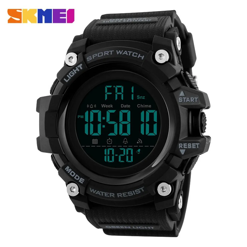 SKMEI Waterproof Men Sports Watches Luxury Brand Fashion Military Digital LED Electronic Wristwatch Clock Man Relogio Masculino