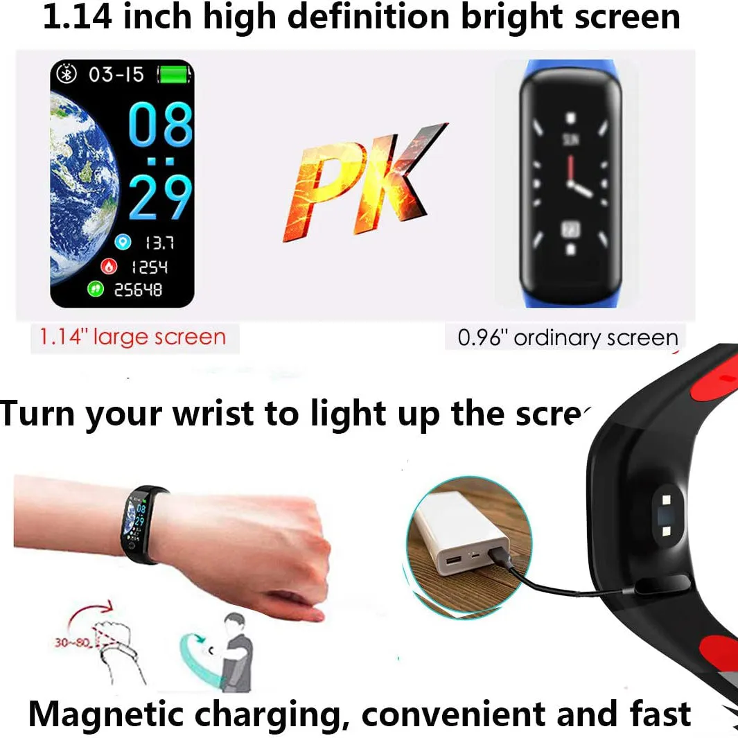 Smart Watch Fitness Activity Tracker