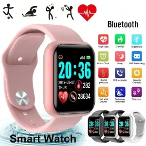 Smart Watch For Women Men Bluetooth Connected Music Fitness