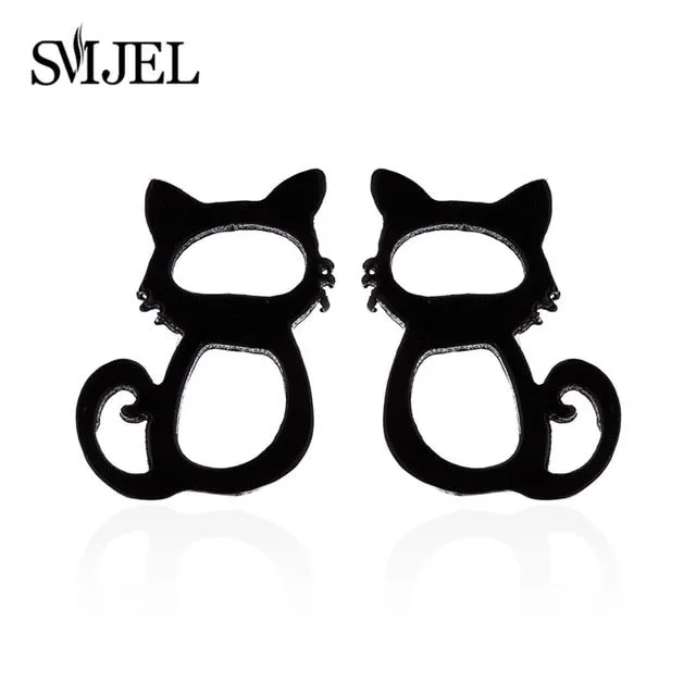 SMJEL Bohemian Stainless Steel Charm Bracelets for Women Girl Fashion Elephant Cat Star Bracelet Bangles Pulseira Feminina 2019
