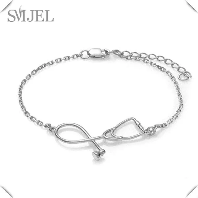 SMJEL Elegant Digital 8 Bracelets for Women Mothers Jewelry Classic Geometric Bracelet Woman Fashion Jewelry 2019