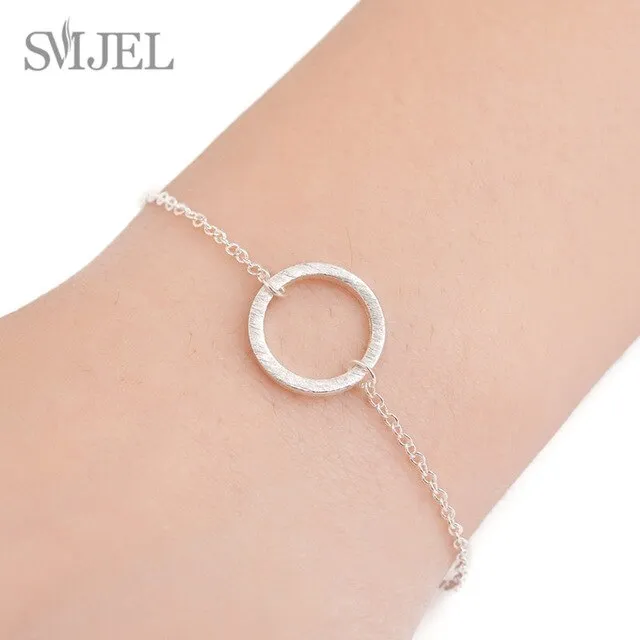 SMJEL Elegant Digital 8 Bracelets for Women Mothers Jewelry Classic Geometric Bracelet Woman Fashion Jewelry 2019