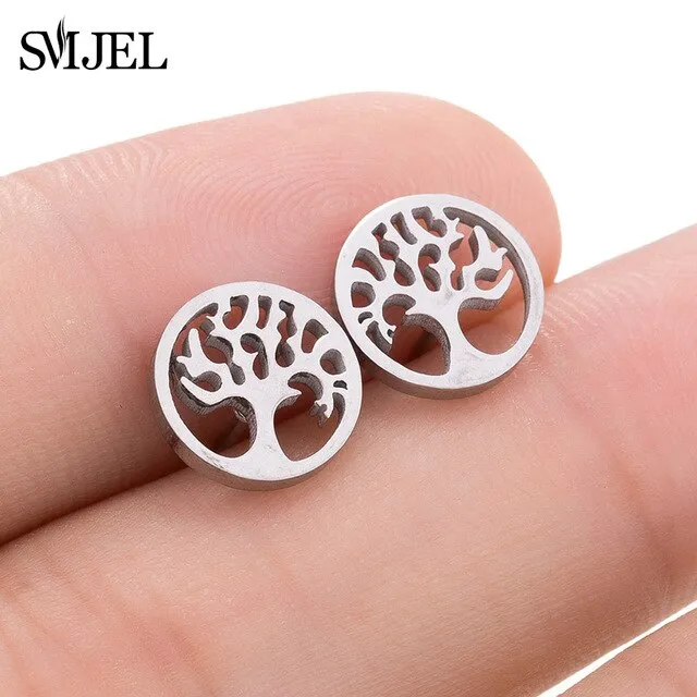 SMJEL Fashion Stainless Steel Family Elephant Bracelets Girl Boy Women Charm Adjustable Gold Bracelets Kids Gift