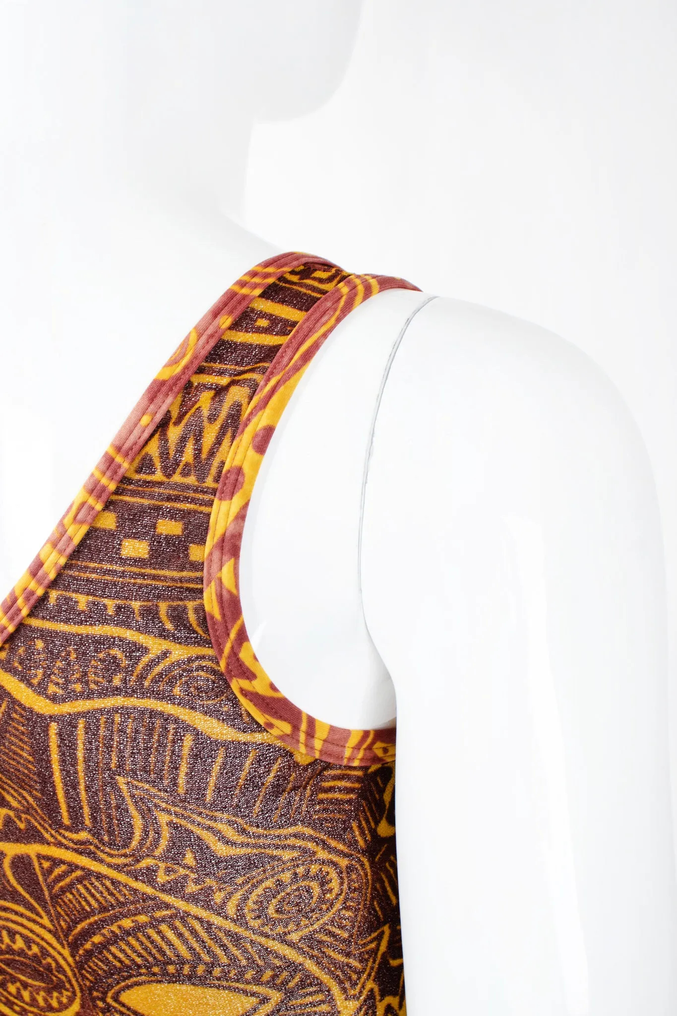 Soleil Tattoo Illusion Mesh Tank
