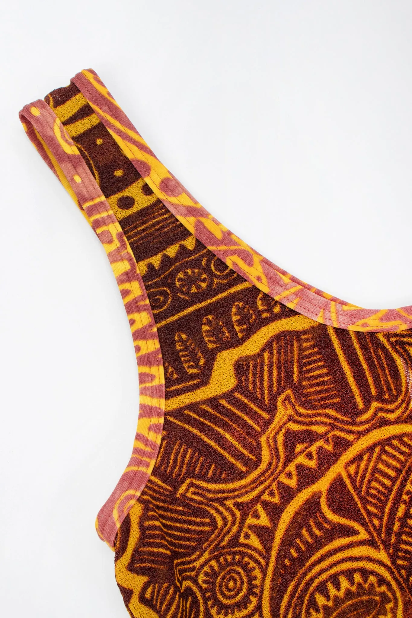 Soleil Tattoo Illusion Mesh Tank