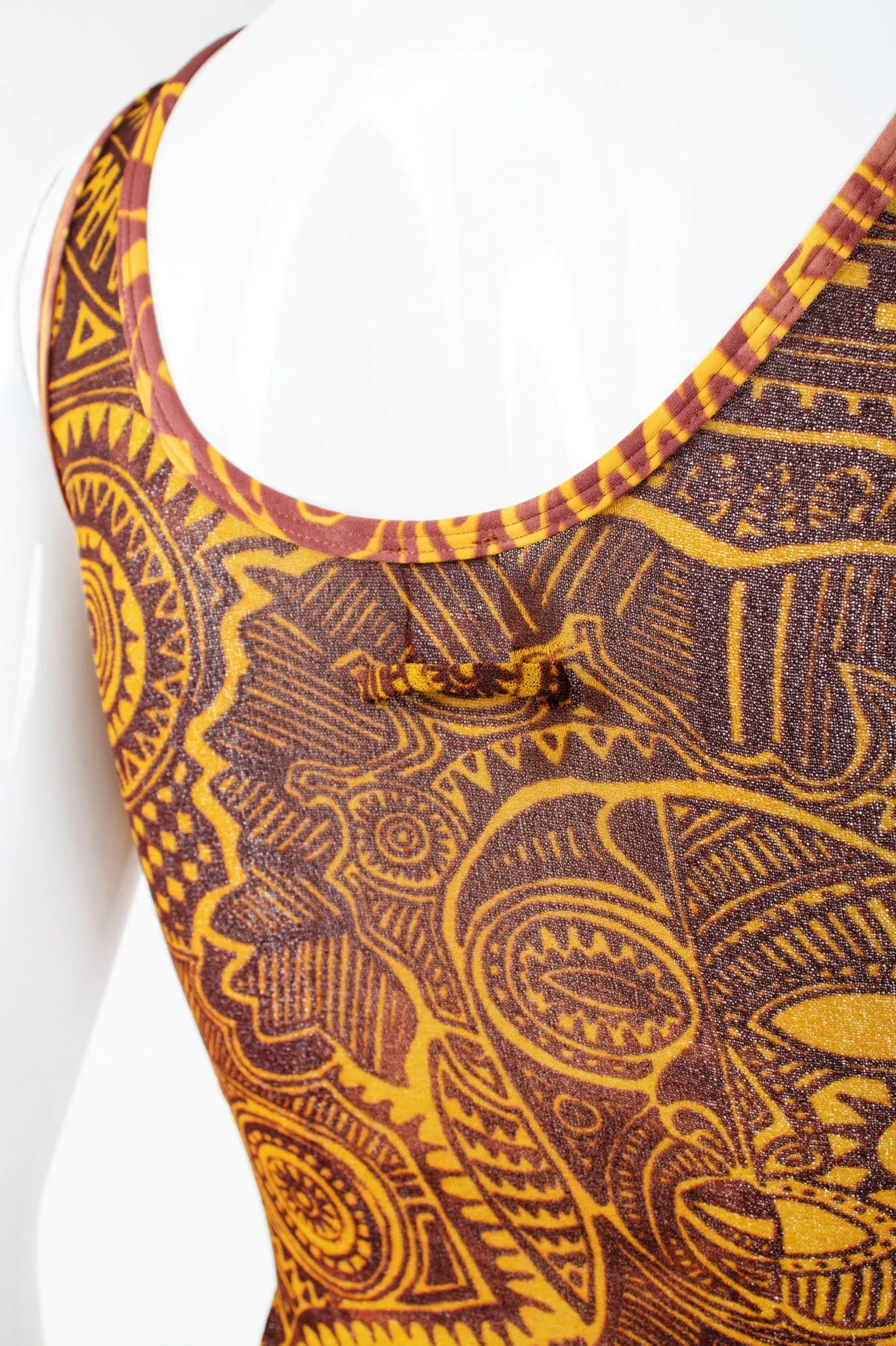 Soleil Tattoo Illusion Mesh Tank