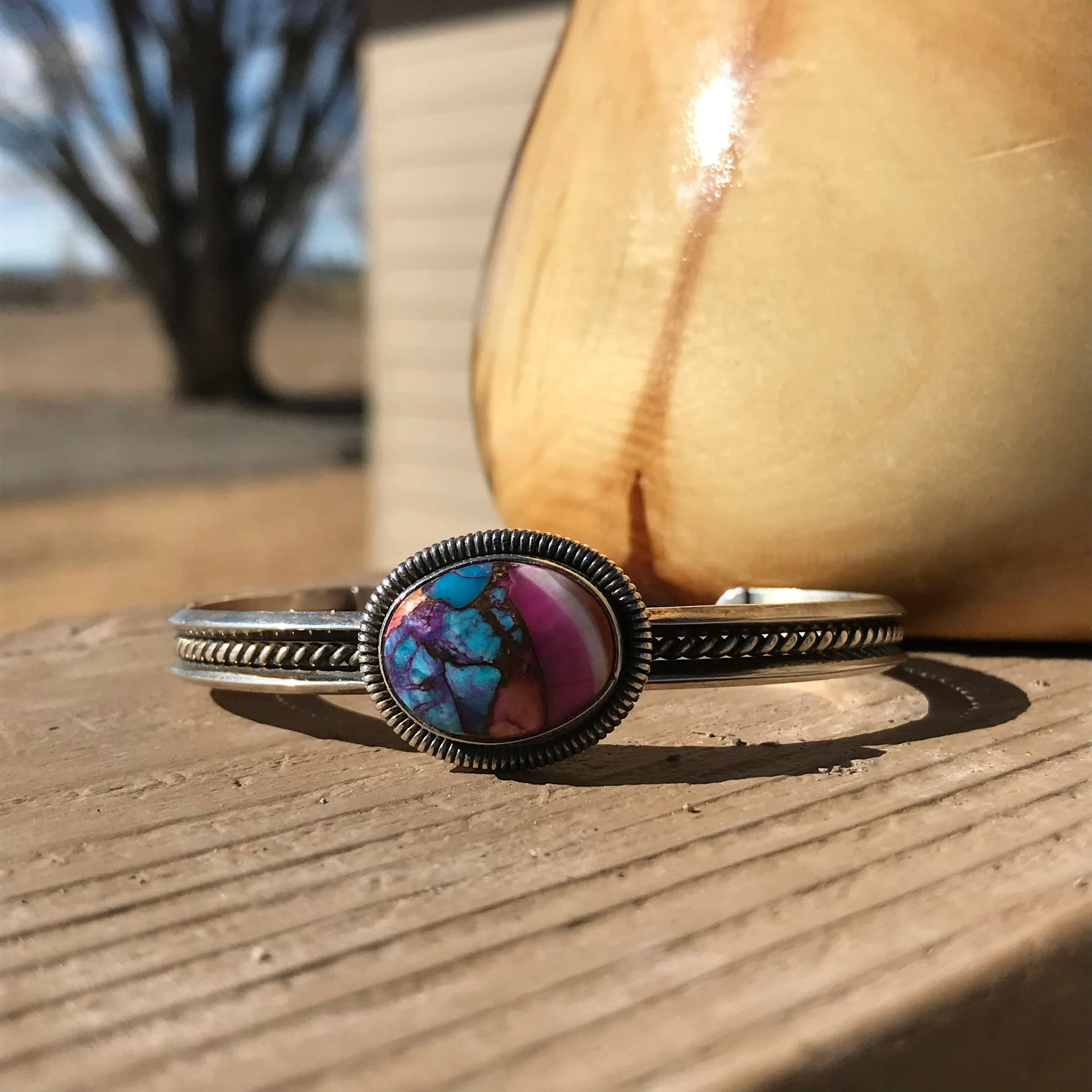 Spiny Turquoise Bracelet