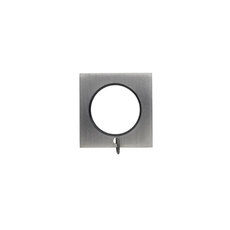 Square Ring with Liner for 3/4" Metal Pole, each.