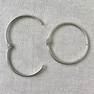 Steel Binding Rings - Hanging Rings - 2 inch - 55mm - Pack of 2 Rings