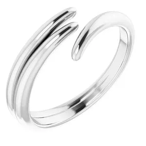 Sterling Silver Bypass Ring