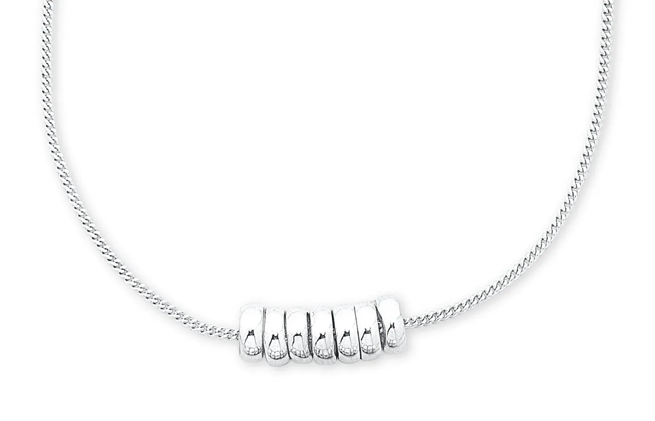 Sterling Silver Lucky Ring Necklace