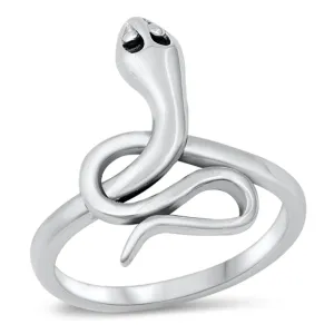 Sterling Silver Snake Ring