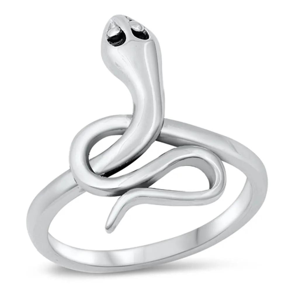 Sterling Silver Snake Ring