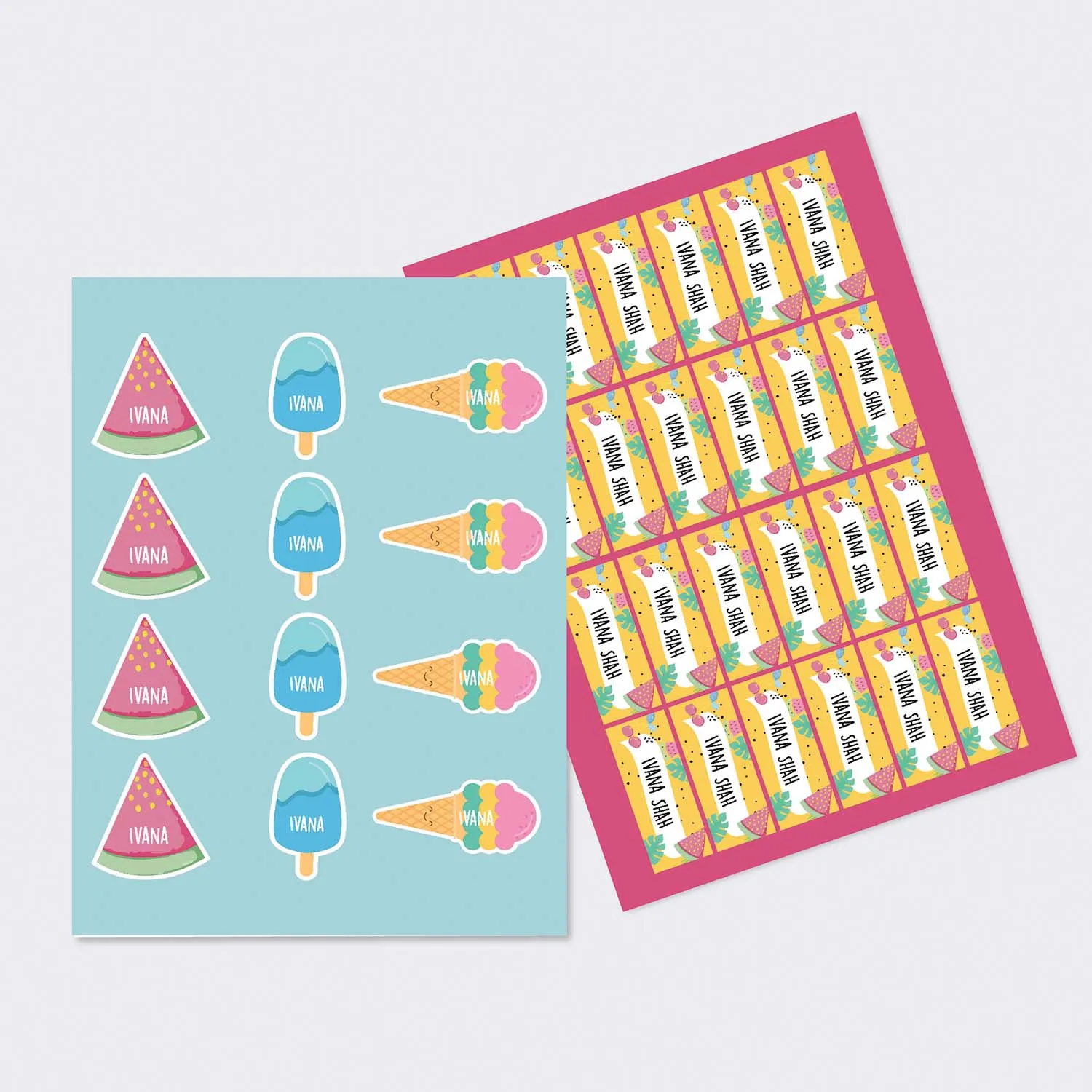 Sticker Sheet - Set of 2 - A4 Size