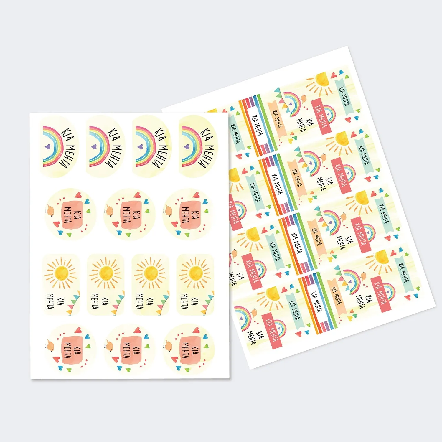 Sticker Sheet - Set of 2 - A4 Size