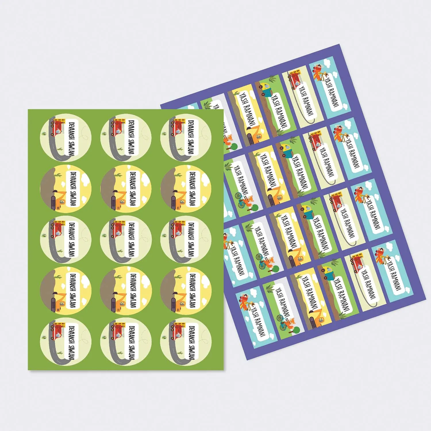 Sticker Sheet - Set of 2 - A4 Size